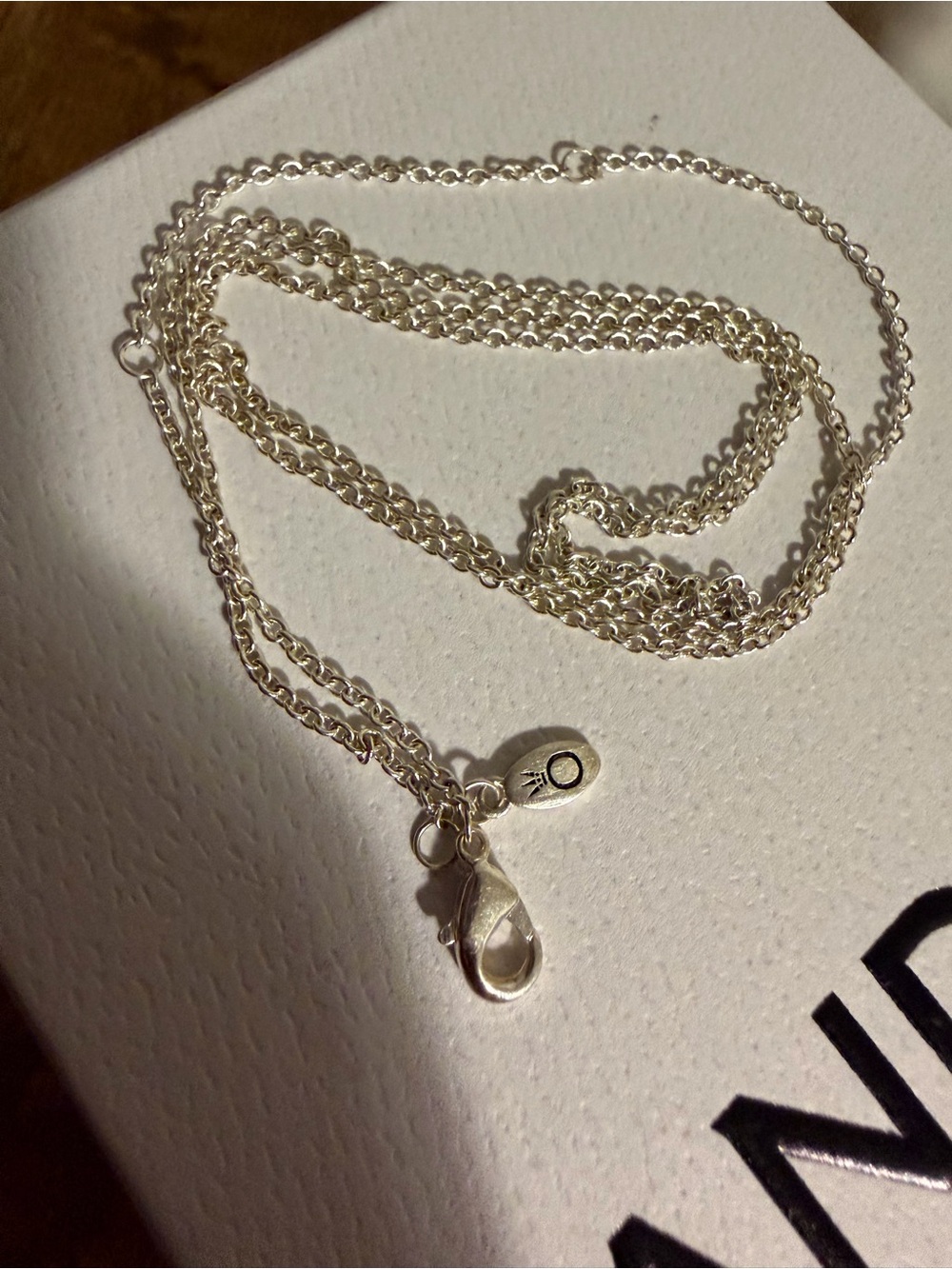 Pandora Silver Multi-Strand Cable Chain Necklace
